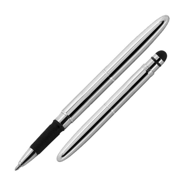 DELUX GRIP BULLET - CHROME WITH CAPACITIVE STYLUS - fabgc/s