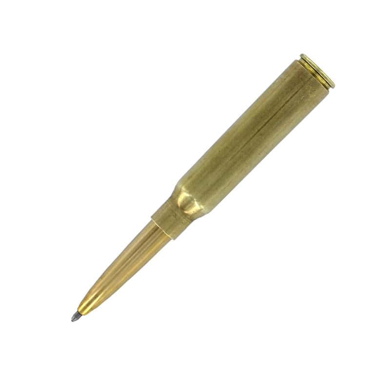 BULLET SHAPE PEN WITH POINTED END WITH .338 MAG CASING - f338
