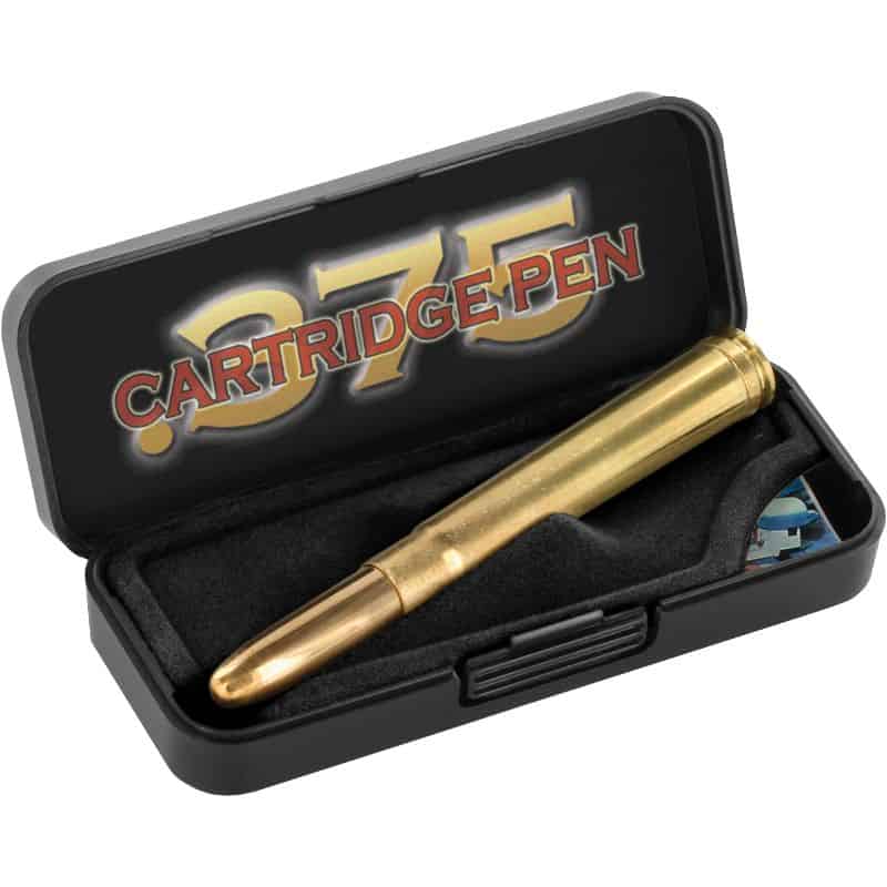 BULLET SHAPE PEN IN .375 BULLET CASING WITH CLIP - f375cl - Image 3