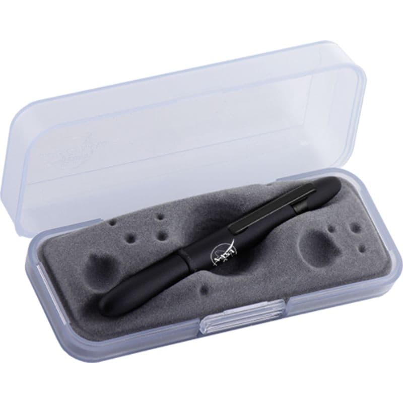 BULLET PEN - BLACK WITH WHITE NASA MEATBALL LOGO + CLIP - f400bcl-nasamb - Image 3