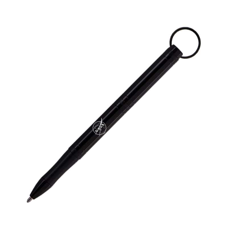 BACKPACKER SPACE PEN BLACK WITH NASA MEATBALL LOGO - fbp/b-nasamb