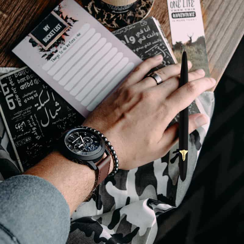 BULLET PEN - BLACK WITH SHUTTLE - f600bsh