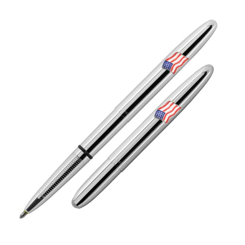 BULLET PEN - CHROME + U.S. FLAG - f600af