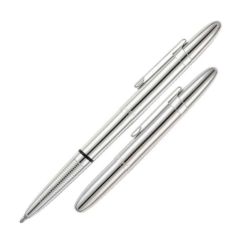 BULLET PEN - CHROME WITH CLIP - f400cl