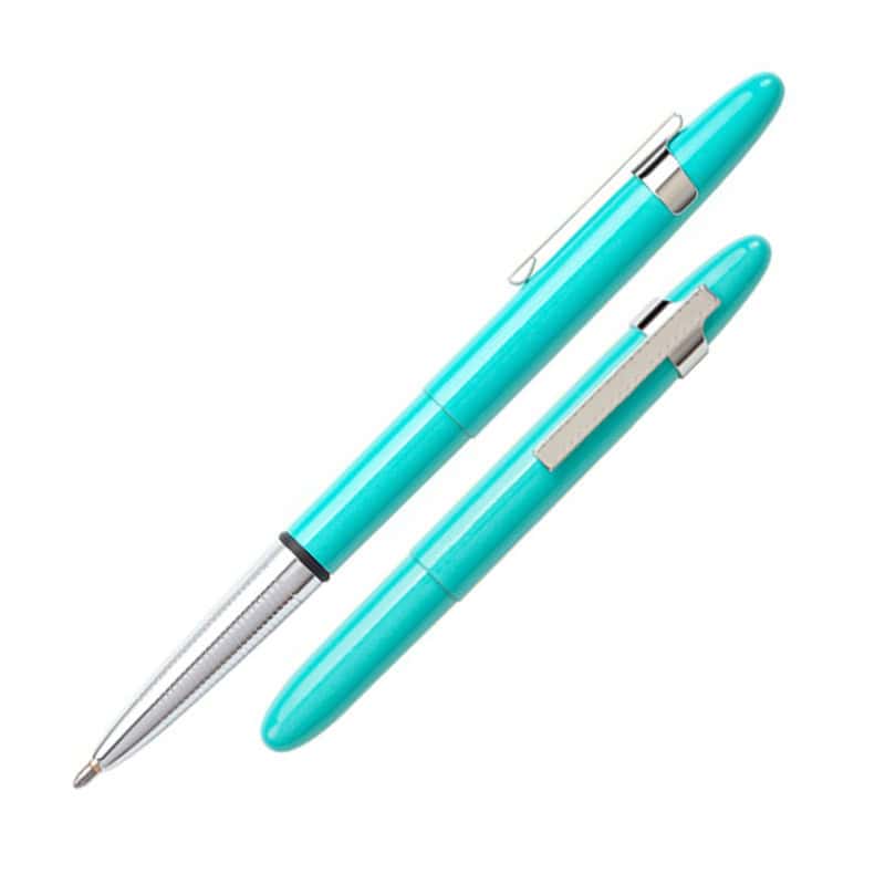 BULLET PEN - TAHITIAN BLUE WITH CLIP - f400tblcl