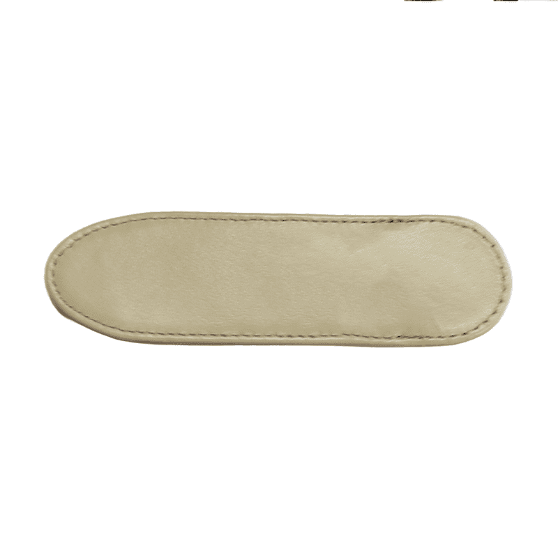 SMALL BEIGE LEATHER PEN CASE PLAIN