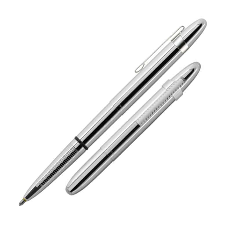 BULLET PEN - CHROME + ROCKET CLIP - f400rcl