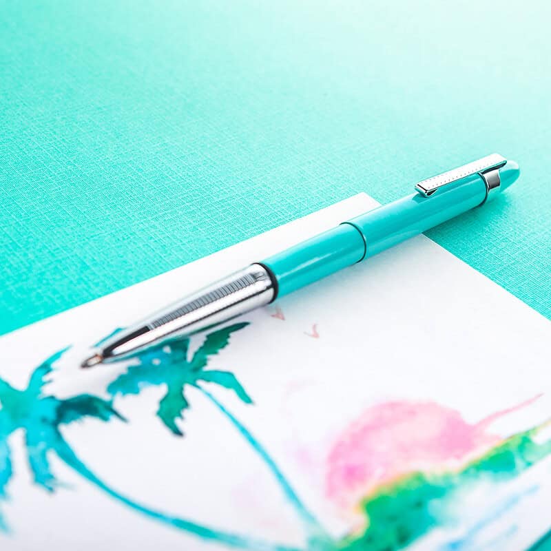BULLET PEN - TAHITIAN BLUE WITH CLIP - f400tblcl - Image 2