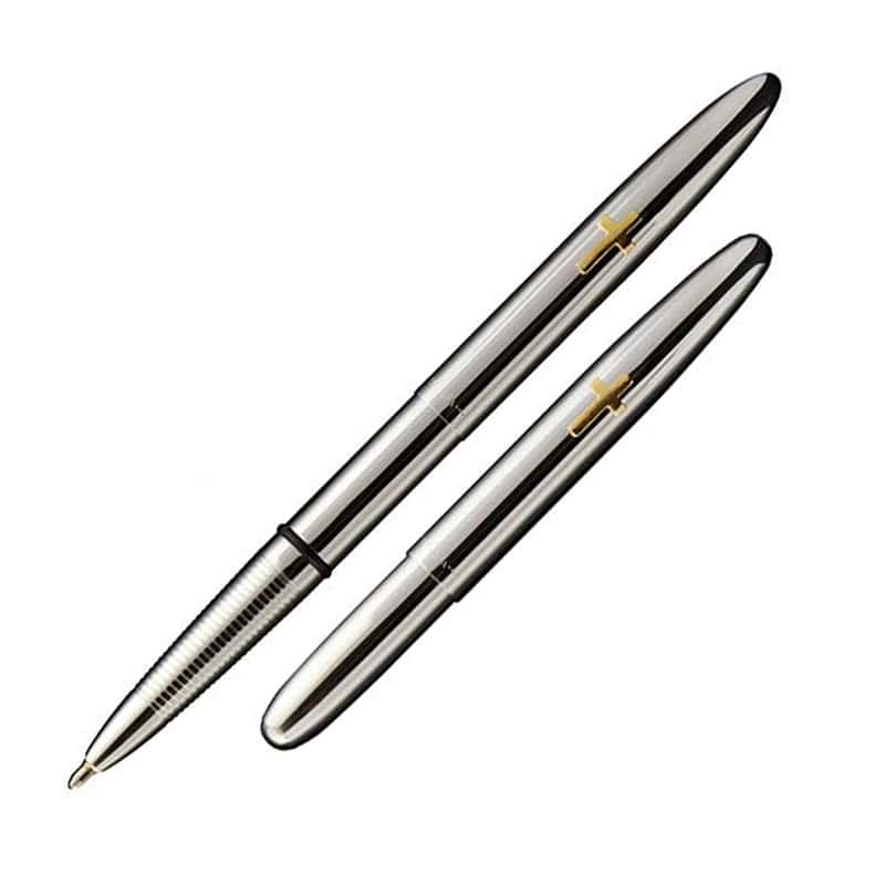 BULLET PEN - CHROME WITH CROSS - f600cr