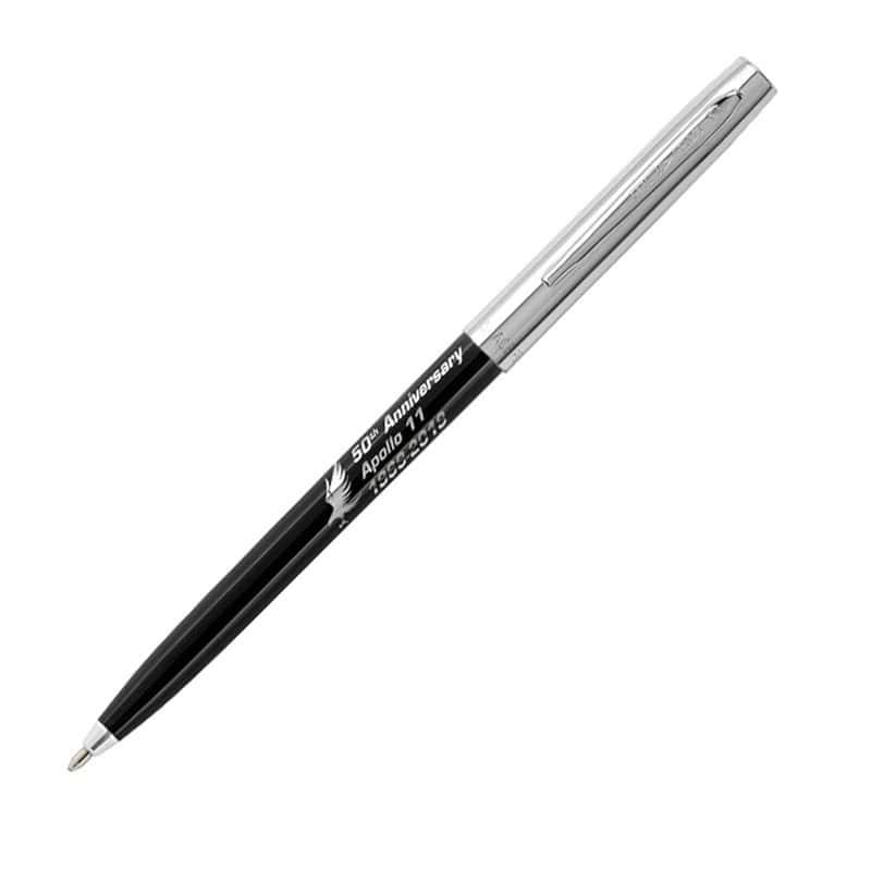 APOLLO 11 50TH ANNIVERSARY CAP-O-MATIC – CHROME CAP/PLASTIC BARREL (BLACK) - FS775-50B