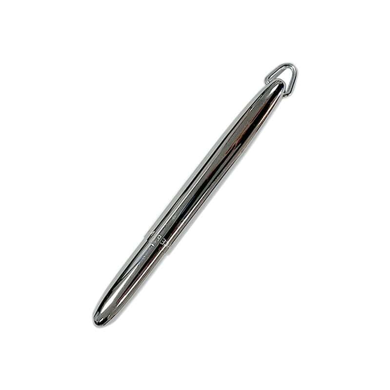 CHROME BULLET PEN WITH D RING – f400-jr