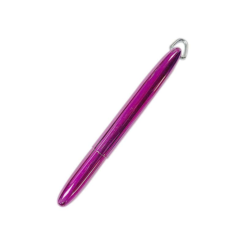 FUSCHIA FLURRY BULLET PEN WITH D RING – f400ff-jr